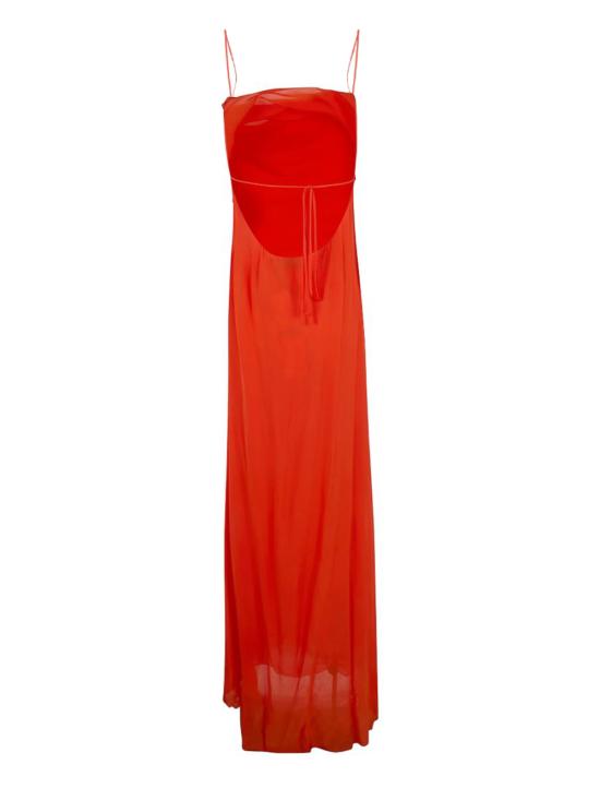 26SS 블루마린 미디 원피스 P622A795A N0216 ORANGE FLAME - BLUMARINE