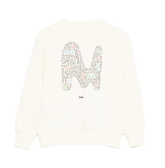 26SS [키즈] 엠에스지엠 티셔츠 S6MSJBSW237 013 Crema cream - MSGM