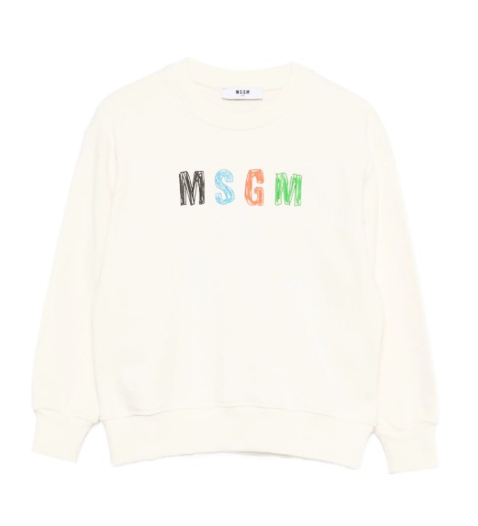 26SS [키즈] 엠에스지엠 티셔츠 S6MSJBSW237 013 Crema cream