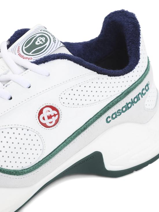 26SS 카사블랑카 스니커즈 ASP26SNK03001M WHITE GREEN - CASABLANCA