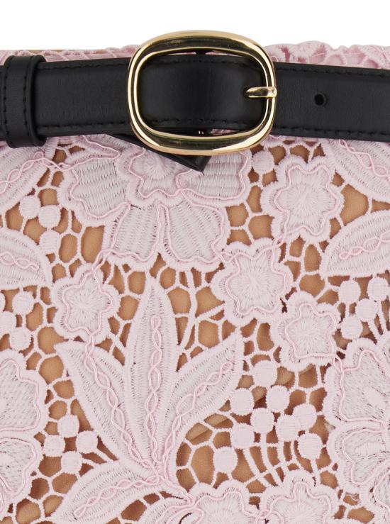 26SS 셀프 포트레이트 미디 스커트 SS26 182MSKP PINK - SELF PORTRAIT