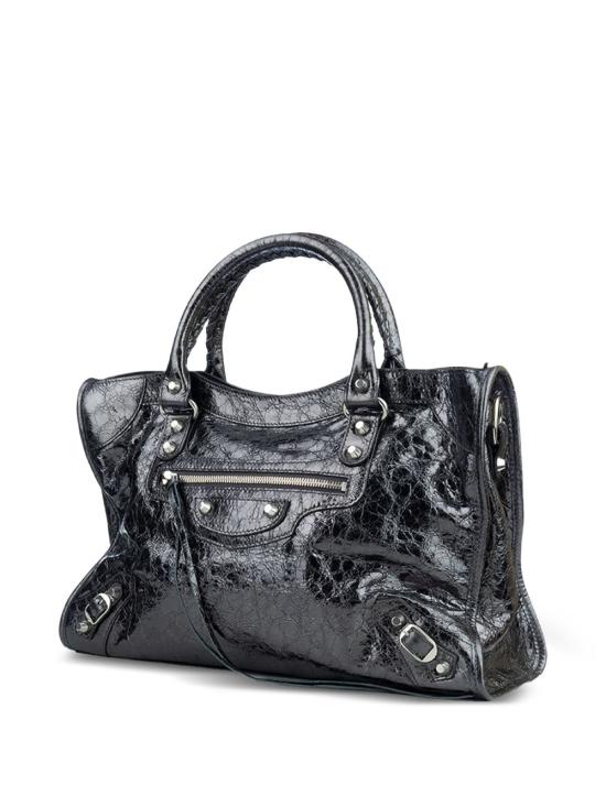 26SS 발렌시아가 르 시티 백 미디엄 823058 2AA9R1314 GREY METAL - BALENCIAGA