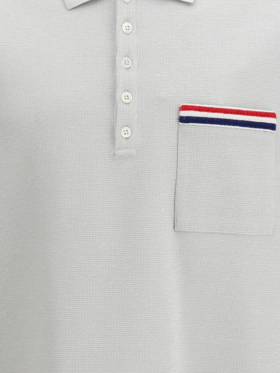 26SS 톰브라운 폴로 티셔츠 MJP244E J0251050 Pale grey - THOM BROWNE