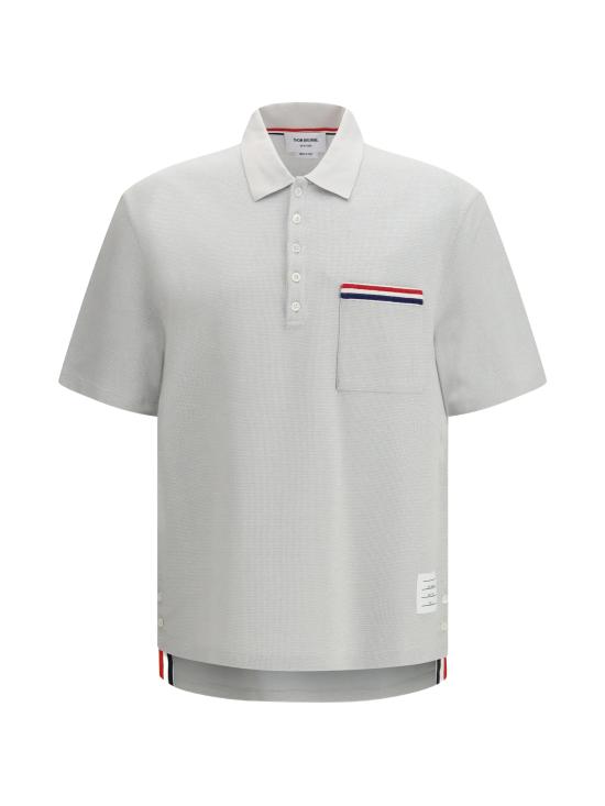 26SS 톰브라운 폴로 티셔츠 MJP244E J0251050 Pale grey