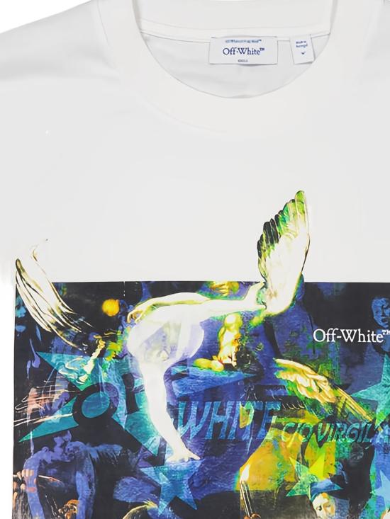 26SS 오프화이트 반팔 티셔츠 44MAA120S26J00C 100 White - OFF WHITE
