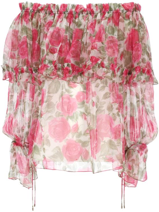 26SS 끌로에 블라우스 26UH123278 91Y WHITE PINK 1