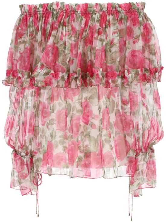 26SS 끌로에 블라우스 26UH123278 91Y WHITE PINK 1 - CHLOE