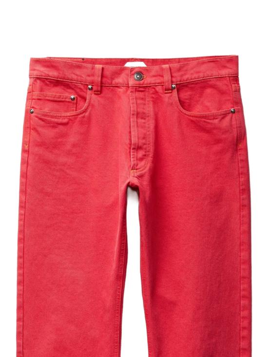 26SS 베르사체 데님 팬츠 1024130 1A178711DA80 Red - VERSACE