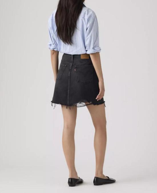 26SS 리바이스 미디 스커트 005LW 0002 Black - LEVI'S