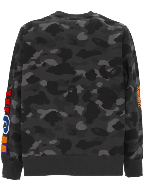 26SS 베이프 긴팔 티셔츠 001SWM301007M BLACK Black - BAPE