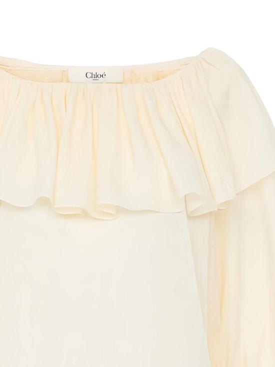 26SS 끌로에 블라우스 26UH101332 103 COCONUT MILK - CHLOE