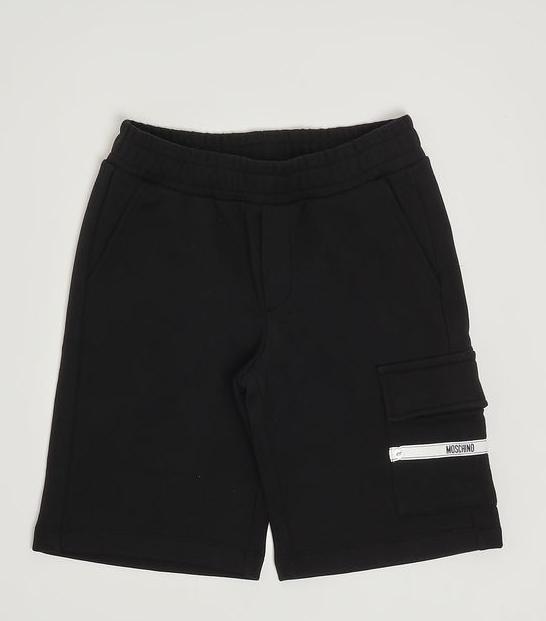 26SS [키즈] 모스키노 쇼츠/버뮤다 HUQ020LCA86 60100 Nero black