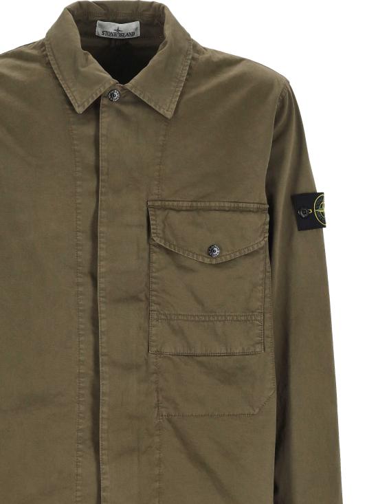 26SS 스톤 아일랜드 긴팔 셔츠 151200001 S0004V015G Military green - STONE ISLAND