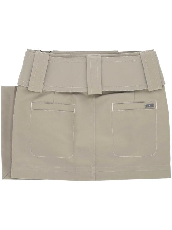 26SS 아미 미디 스커트 FSK461 CO0212A036 BEIGE TAUPE - AMI