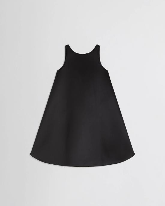 26SS 피비 파일로 미디 원피스 DR110SE0270 900BK Black