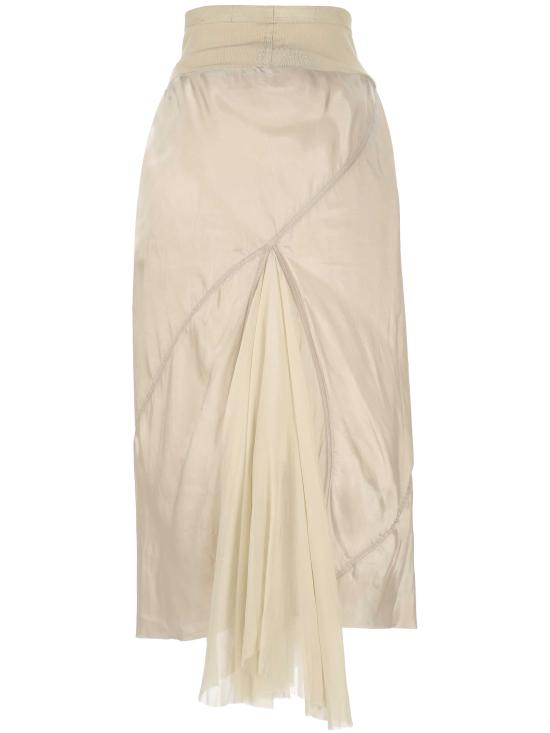 26SS 릭 오웬스 미디 스커트 RP01F6337 JSVNS138 Sand - RICK OWENS