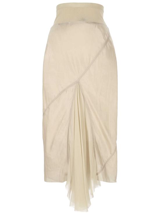 26SS 릭 오웬스 미디 스커트 RP01F6337 JSVNS138 Sand