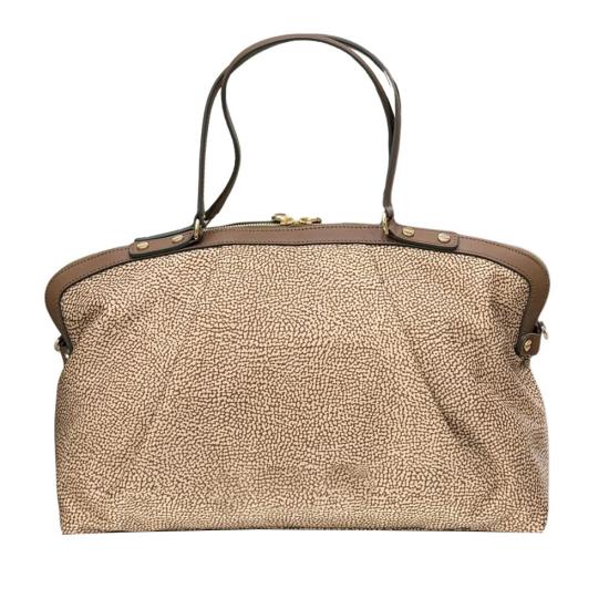 26SS 보르보네제 토트백 91010218AH1 994 Beige Marrone - BORBONESE