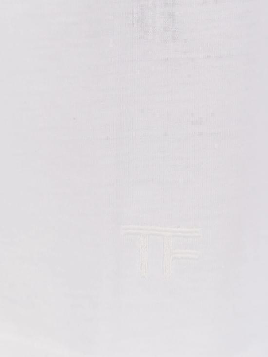 26SS 톰포드 반팔 티셔츠 JCS026JMC084 WAA Optical white - TOMFORD