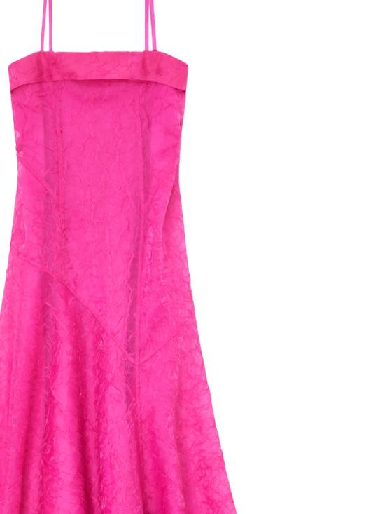 26SS 가니 미디 원피스 A1030436 09Z RASPBERRY ROSE - GANNI