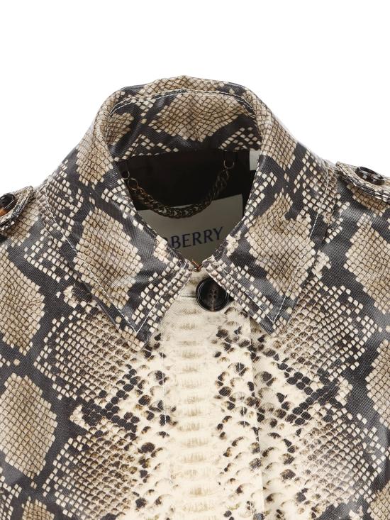 26SS 버버리 코트 8123334 X ALPINE WHITE PATTERN - BURBERRY