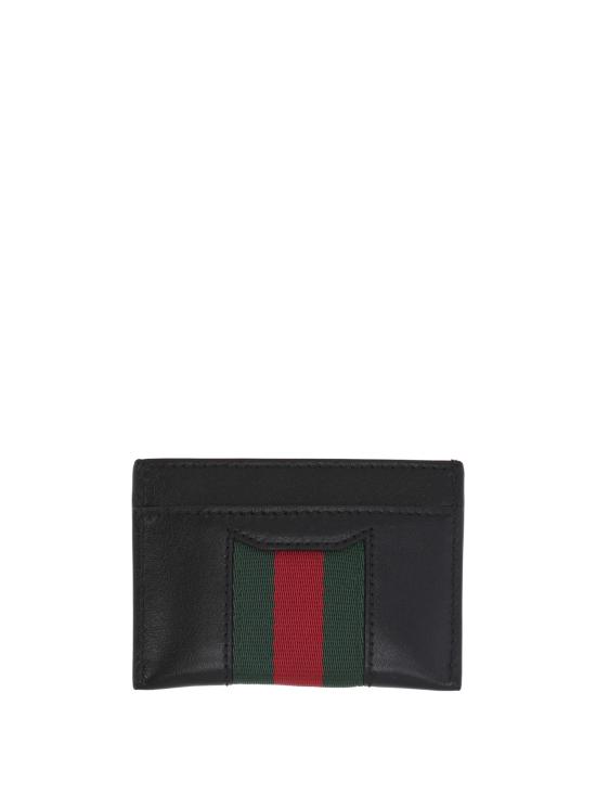 26SS 구찌 홀스빗 웹 카드 케이스 867122 AAGF71053 BLACK VRV - GUCCI