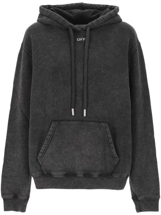 26SS 오프화이트 스웨터 2BB064S26FLE001 W020 MARBLE BLACK WHITE