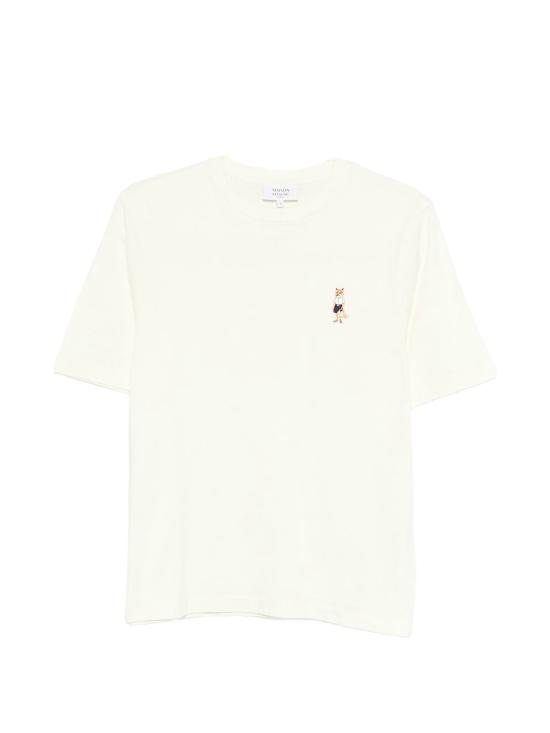 26SS 메종키츠네 드레스드 폭스 컴포트 티셔츠 QW00114KJ0119 0443 Dove