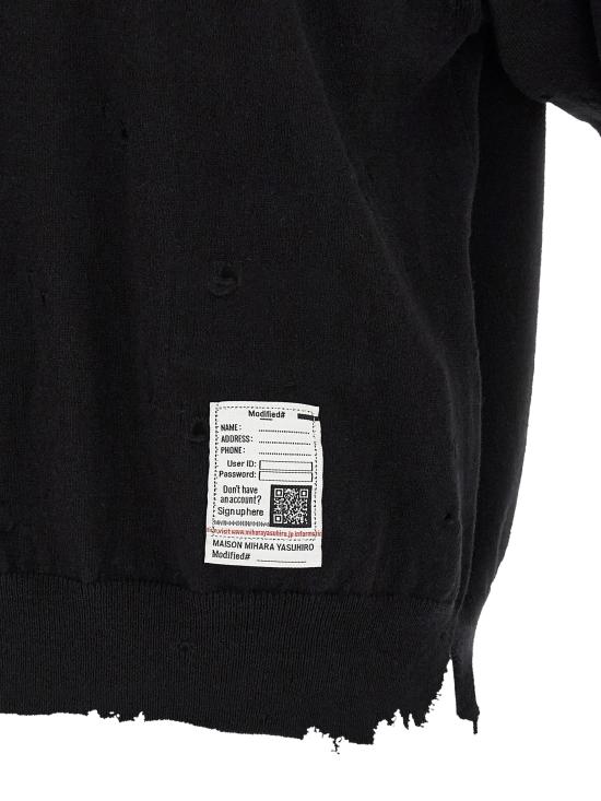 26SS 메종 미하라 야스히로 반팔 티셔츠 J16SW713 BLACK - MAISON MIHARA YASUHIRO