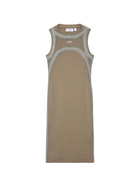 26SS 오프화이트 미디 원피스 2DB57FS26JER001 W282 FUNGI SURF SPRAY