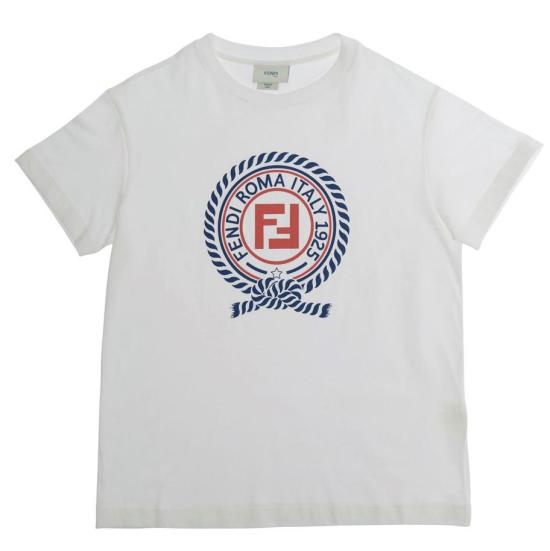 26SS [키즈] 펜디 티셔츠 JMI512 7AJF0TU9 Gesso