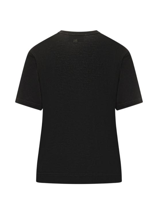 26SS 아미 반팔 티셔츠 FTS373 JE0211001 Black - AMI