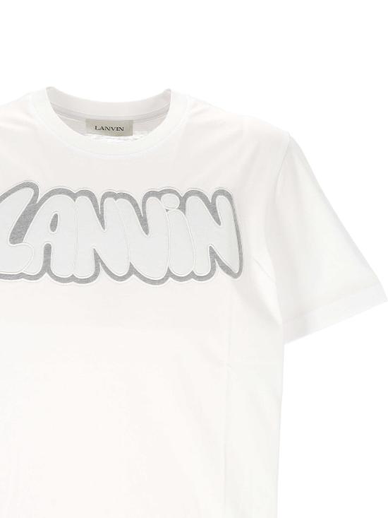 26SS 랑방 반팔 티셔츠 RMTS0012 J315P2601 Optical White - LANVIN