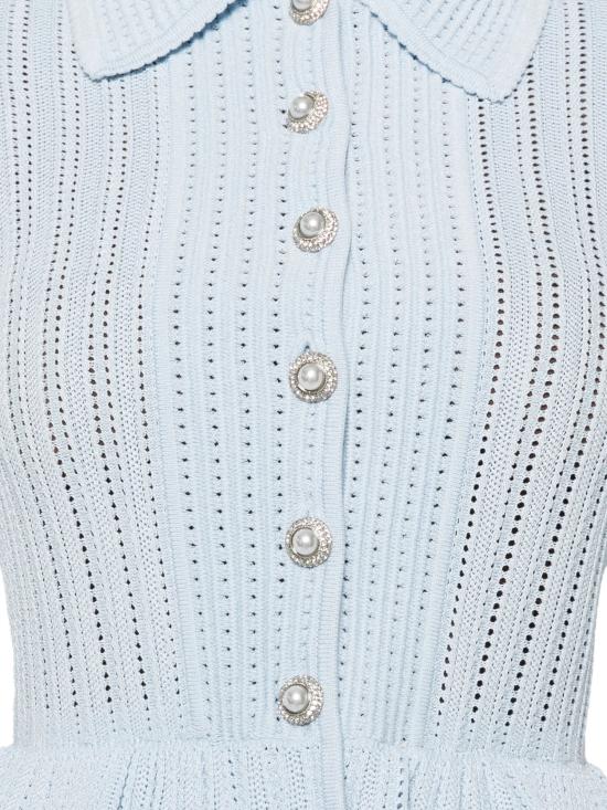 26SS 셀프 포트레이트 미디 원피스 SS26 049SABL BLUE - SELF PORTRAIT