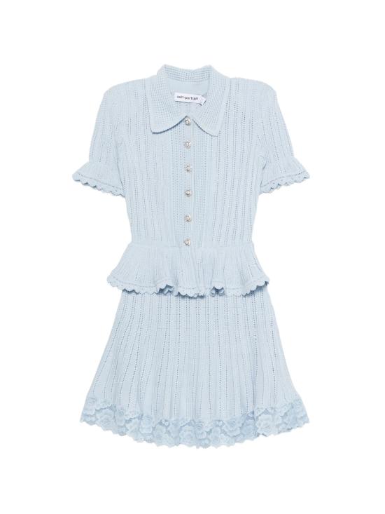 26SS 셀프 포트레이트 미디 원피스 SS26 049SABL BLUE