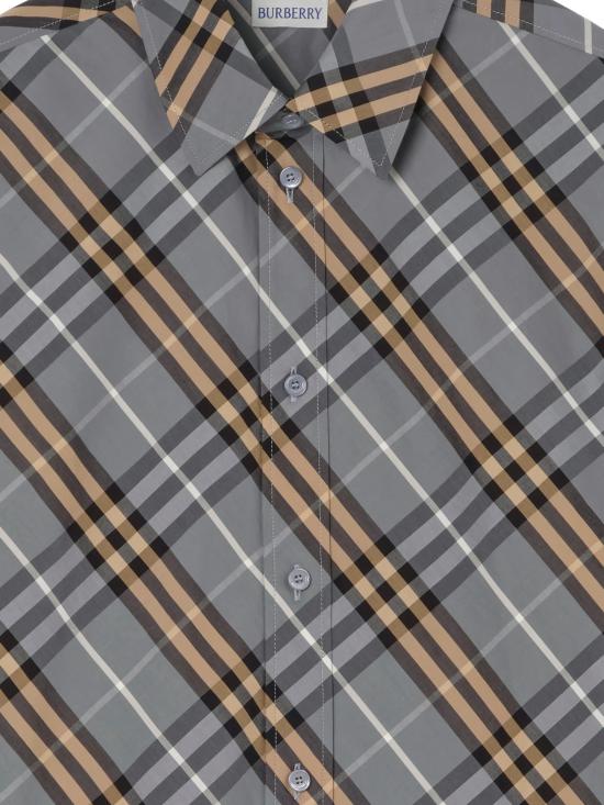 26SS 버버리 레귤러 핏 체크 코튼 셔츠 8123670 X - BURBERRY
