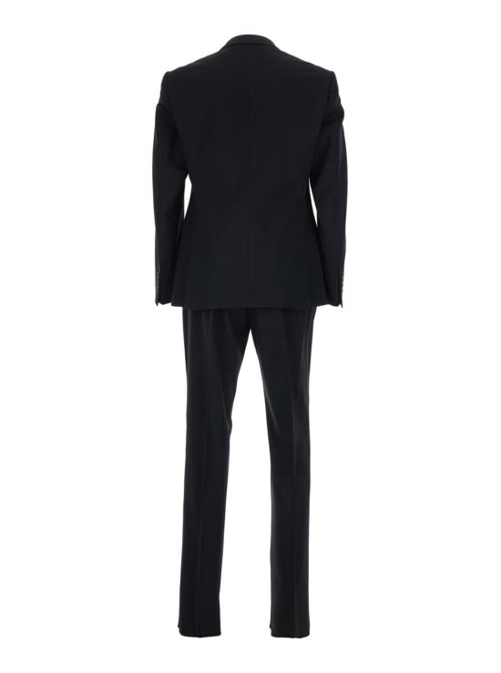  엠포리오 아르마니 수트 자켓 싱글 브레스트 수트 (노치드 리버스) 블랙 - EMPORIO ARMANI