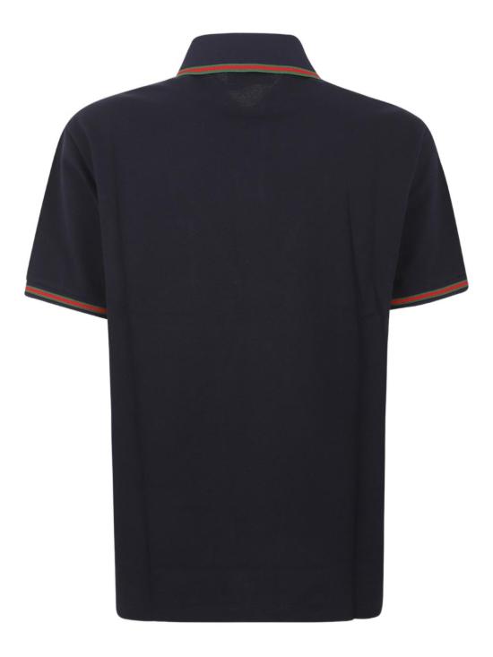 26SS 구찌 코튼 폴로 셔츠 795174 XJEOX4794 Blue navy - GUCCI
