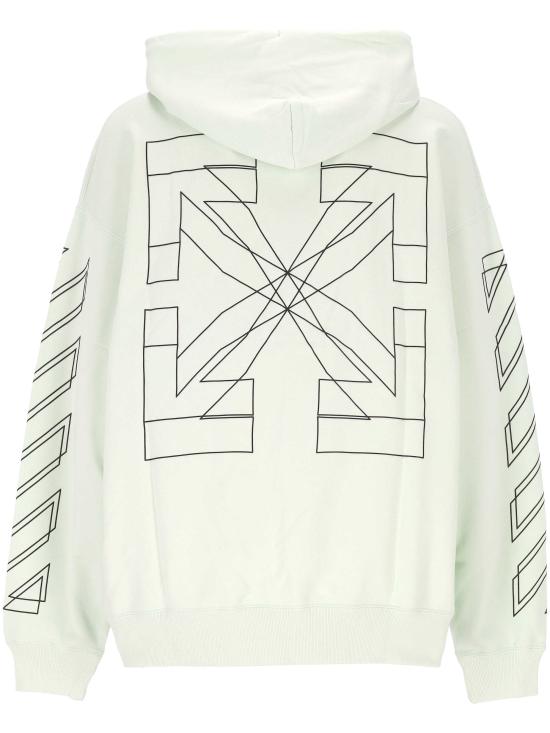 26SS 오프화이트 후드 티셔츠 44MBB085S26F006 332 BLUEWASH - OFF WHITE