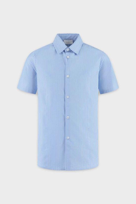 26SS [키즈] 구찌 셔츠 854184 XWA7T4421 AZURE white