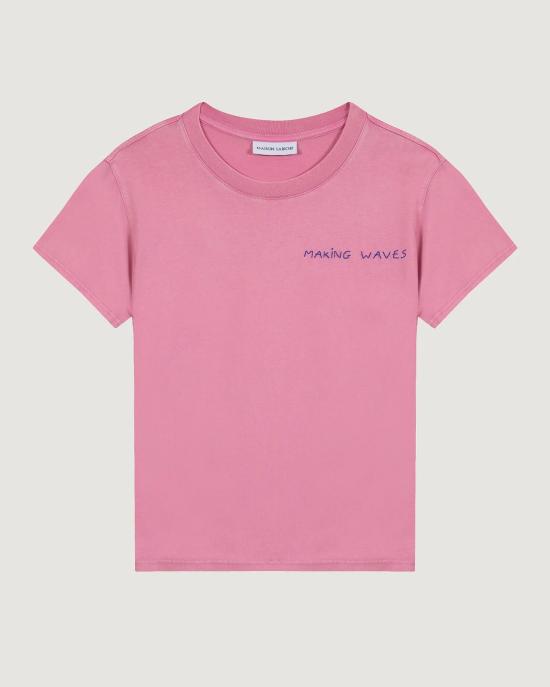26SS 메종 라비쉬 반팔 티셔츠 ZWPOPINWAVES WATER LILY WASHED