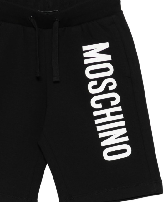 26SS [키즈] 모스키노 쇼츠/버뮤다 HUQ02SLDA25 60100 Nero black - MOSCHINO