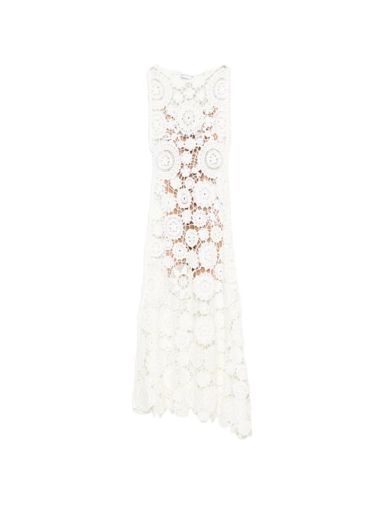 26SS 셀프 포트레이트 미디 원피스 AC26 031XW WHITE