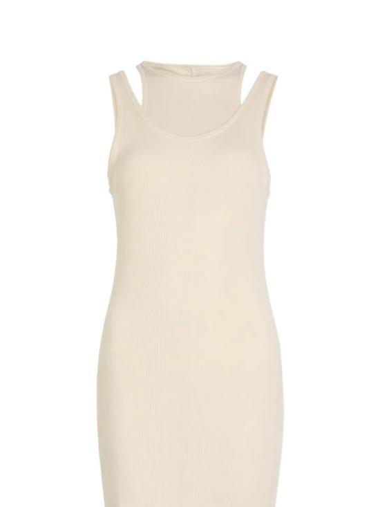 26SS 아르마리움 롱 원피스 ARMTMD049JE05012 BUTTER White - ARMARIUM