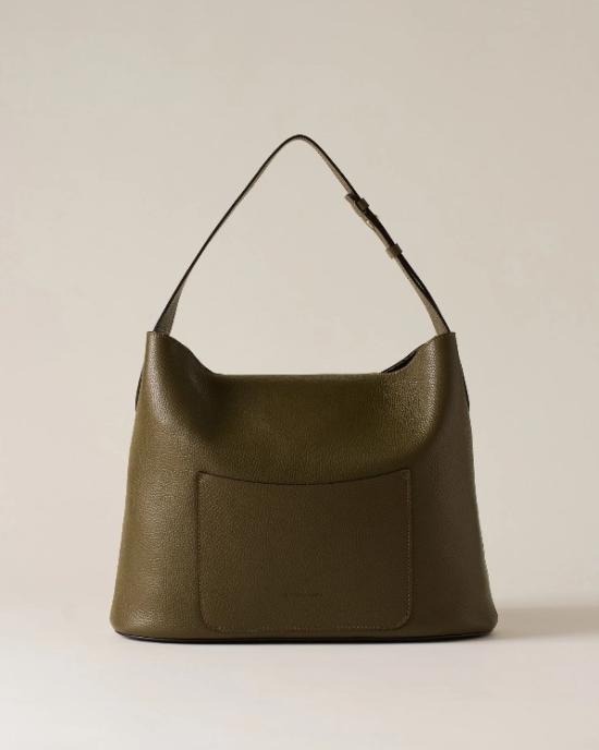26SS 보르보네제 숄더백 910102920196 644 OLIVE CLAY GREY - BORBONESE