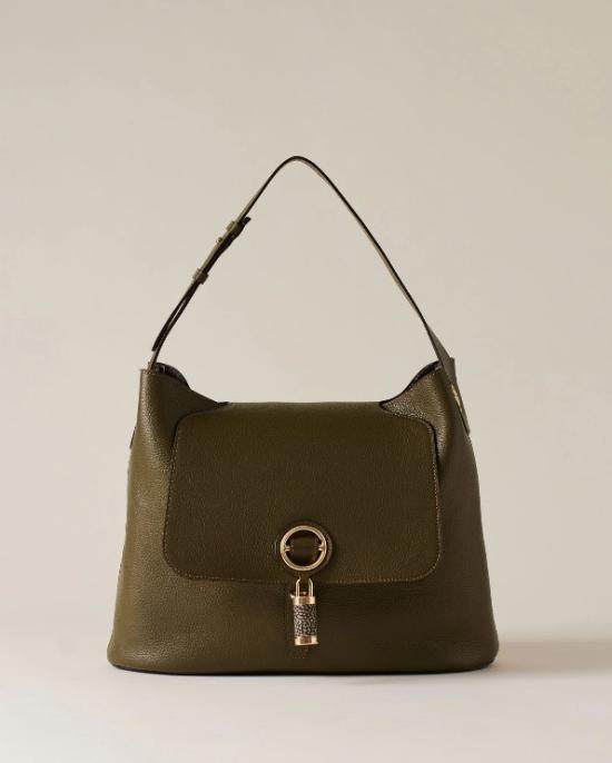 26SS 보르보네제 숄더백 910102920196 644 OLIVE CLAY GREY