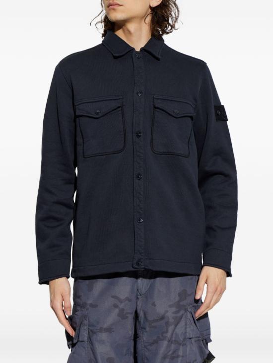 26SS 스톤 아일랜드 스웨터 L1S156100026 S0F42V0020 Blue - STONE ISLAND