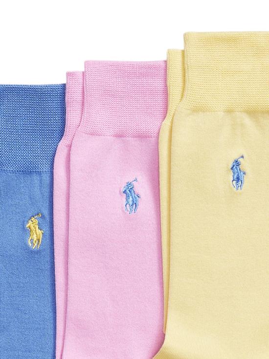 26SS 폴로 랄프로렌 양말 449958868 015 CTTNYELLOW PINK BLUE - POLO RALPH LAUREN