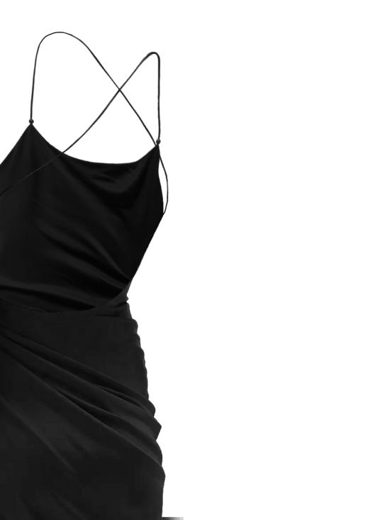 26SS 베르사체 미디 원피스 1024692 1A124971B000 Nero - VERSACE