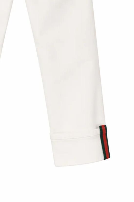 26SS [키즈] 구찌 스트레이트 팬츠 855965 XDDFB9692 white white mix - GUCCI